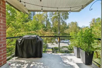 Outdoor Deck Photo of 219 100 Capilano Road, Port Moody, BC