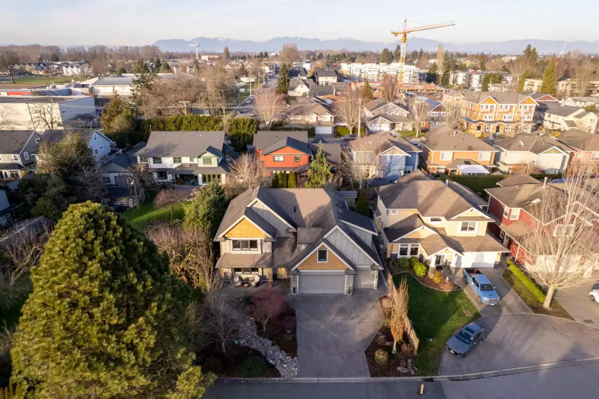 Aerial View of 5095 44b Avenue, Delta, BC