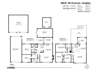 Kitchen Island Photo of 20651 44 Avenue, Langley, BC