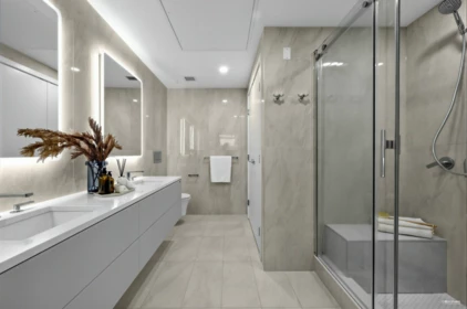 Powder Room Photo of 205 1331 Marine Drive, West Vancouver, BC