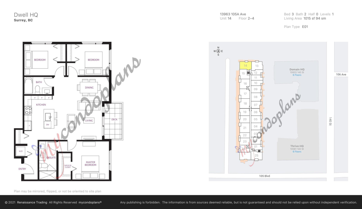 Office / Den Photo of 214 13963 105 Boulevard, Surrey, BC