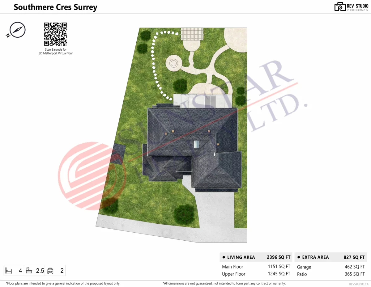 Exterior Rear Photo of 1898 Southmere Crescent, Surrey, BC