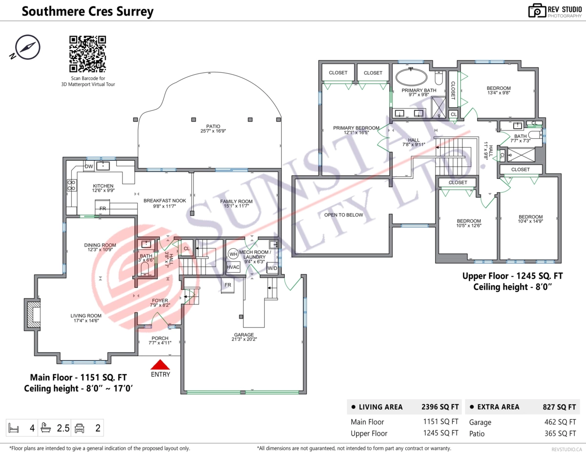 Primary Bedroom Photo of 1898 Southmere Crescent, Surrey, BC