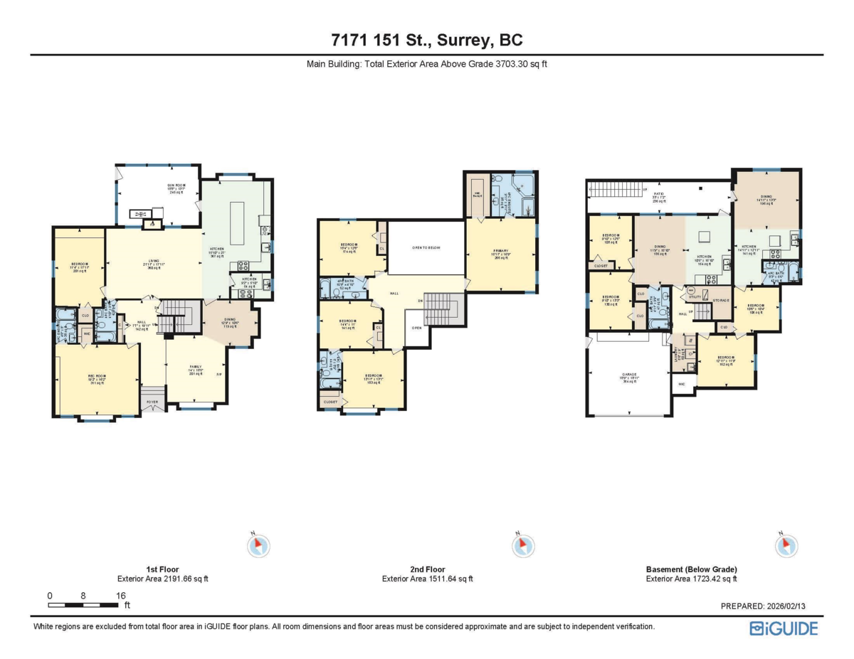 Aerial View of 7171 151 Street, Surrey, BC