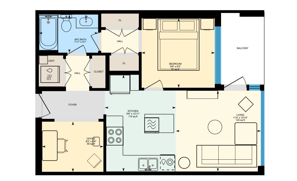 Exterior Rear Photo of 603 555 Sydney Avenue, Coquitlam, BC