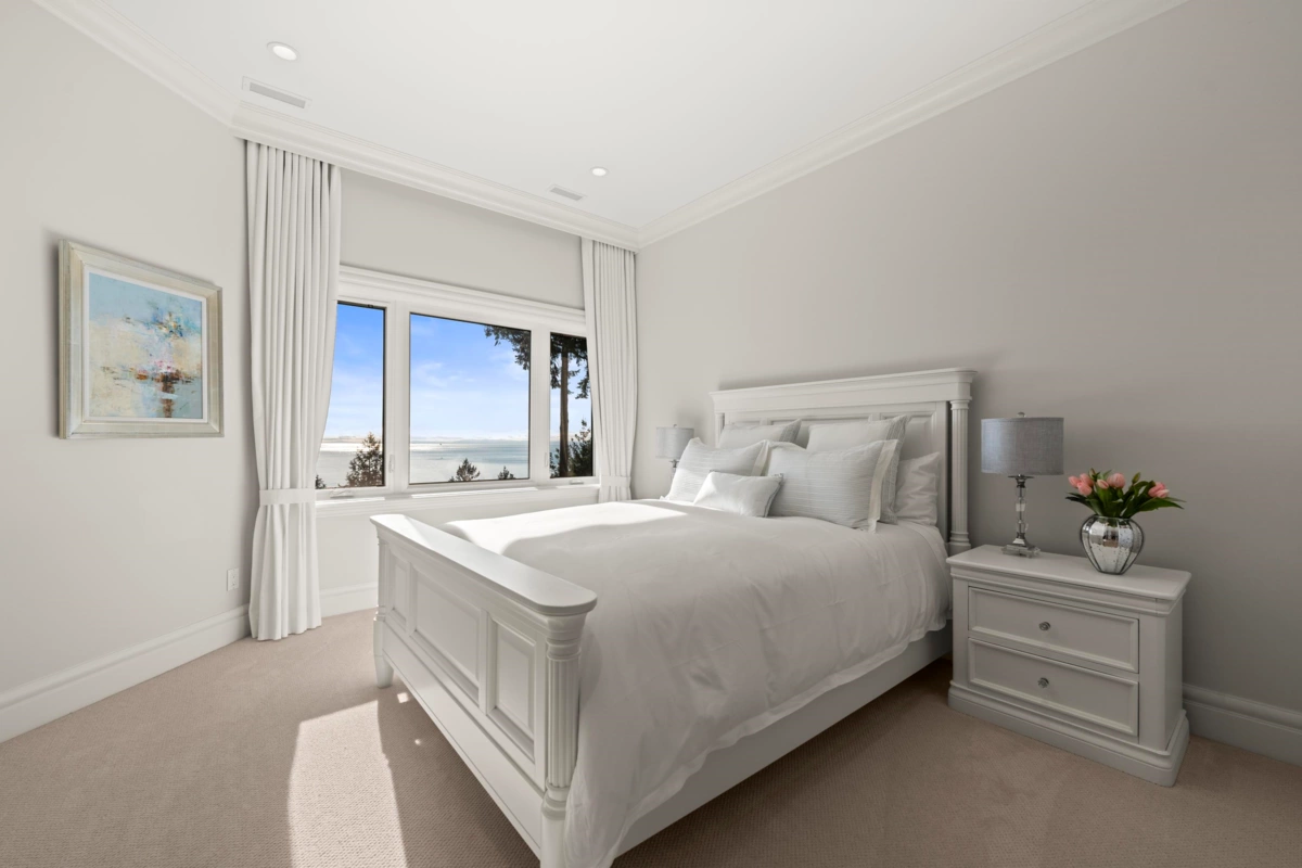 Aerial View of 6215 Overstone Drive, West Vancouver, BC