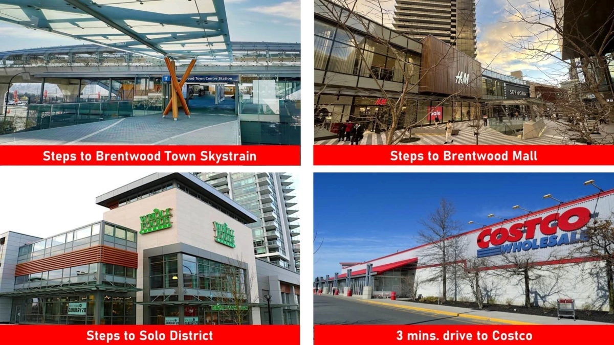 Aerial View of 2609 1955 Alpha Way, Burnaby, BC