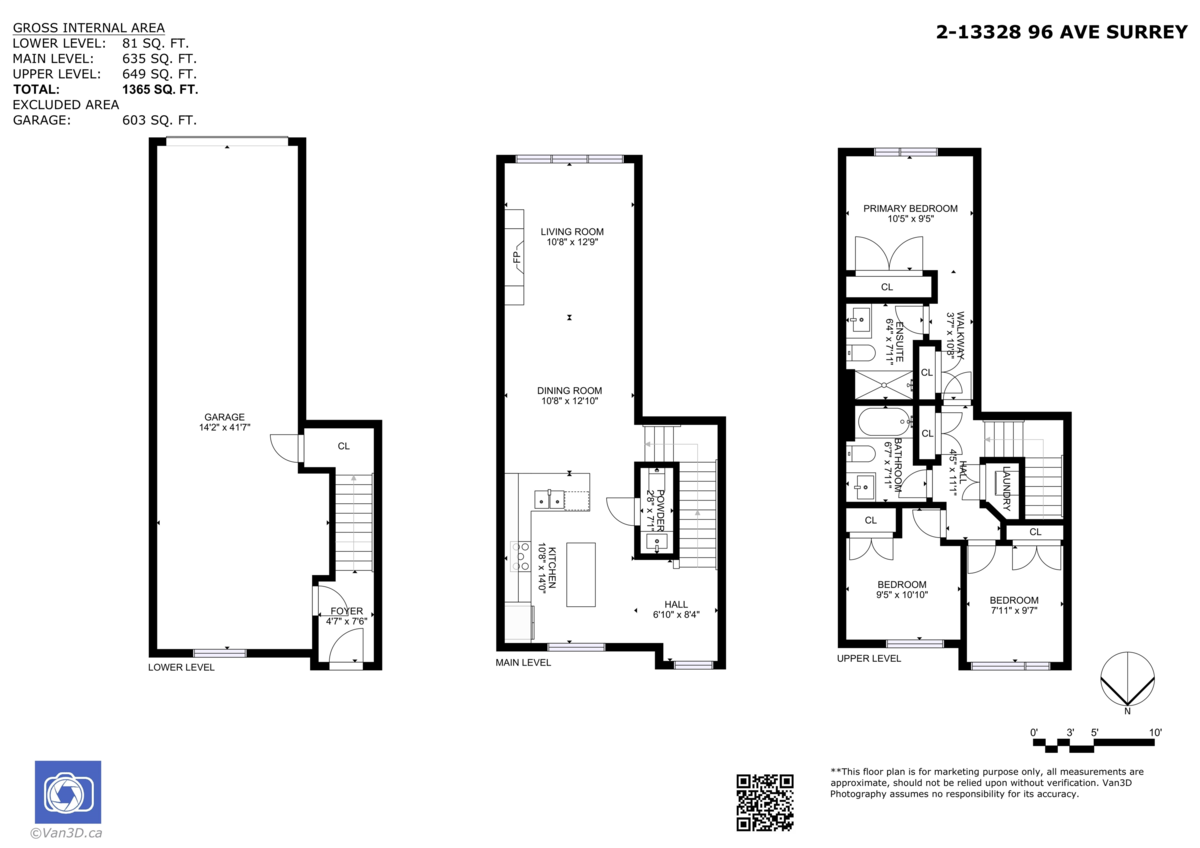 Outdoor Patio Photo of 2 13328 96 Avenue, Surrey, BC