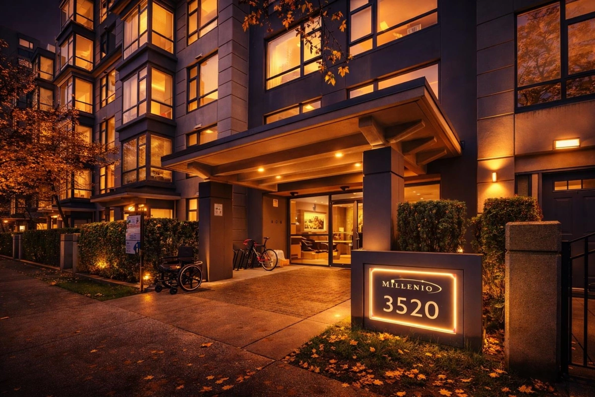 Exterior Rear Photo of 1407 3520 Crowley Drive, Vancouver, BC