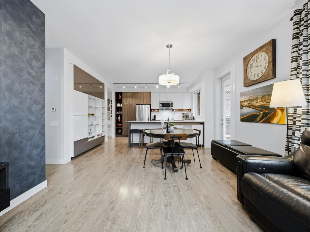 Dining Area Photo of 316 9250 University High Street, Burnaby, BC