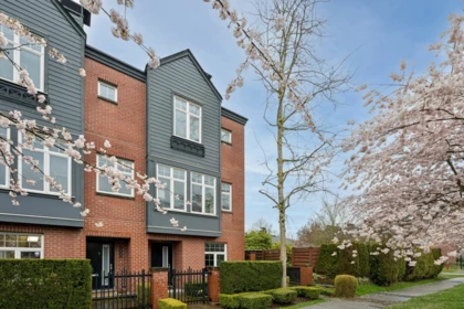 Aerial View of 5423 Willow Street, Vancouver, BC