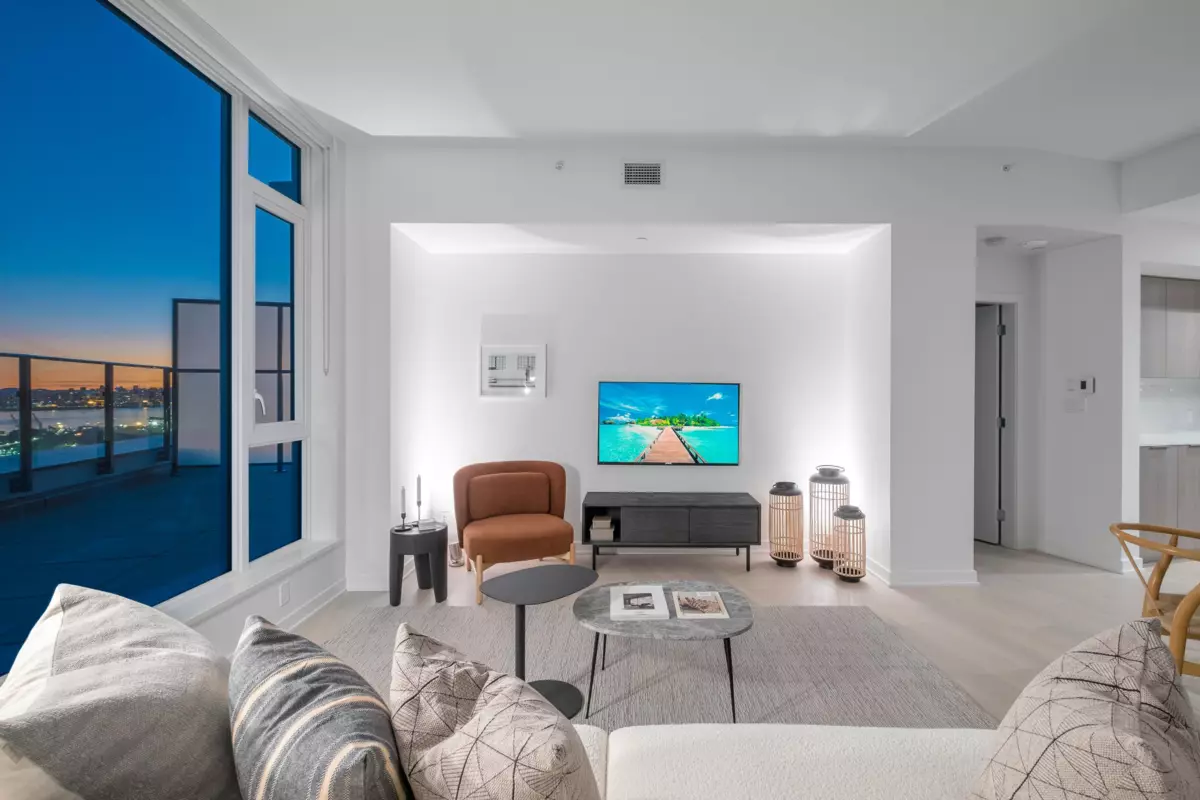 Family Room Photo of 2602 1401 Hunter Street, North Vancouver, BC