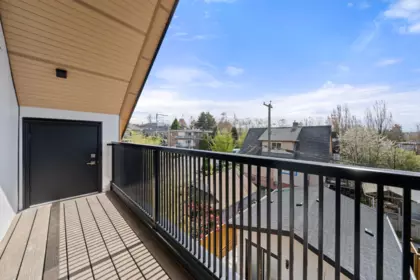 Aerial View of 2 1582 E 2nd Avenue, Vancouver, BC