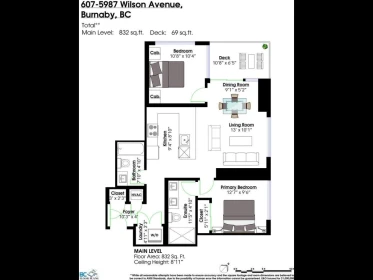 Entry Foyer Photo of 607 5987 Wilson Avenue, Burnaby, BC