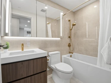 Powder Room Photo of 607 5987 Wilson Avenue, Burnaby, BC