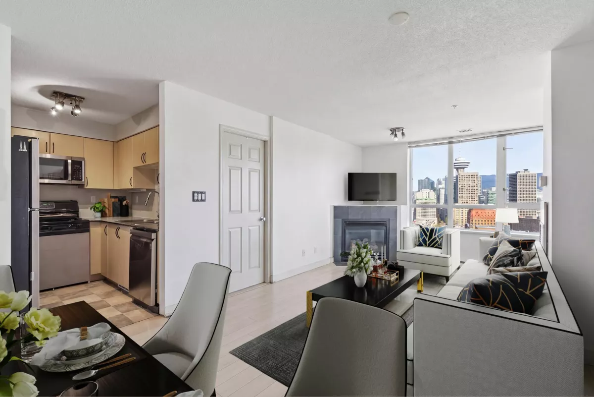 Living Room Photo of 2705 63 Keefer Place, Vancouver, BC