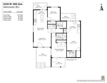 2229 W 16th Avenue, Vancouver, BC, Vancouver — Townhouse for sale