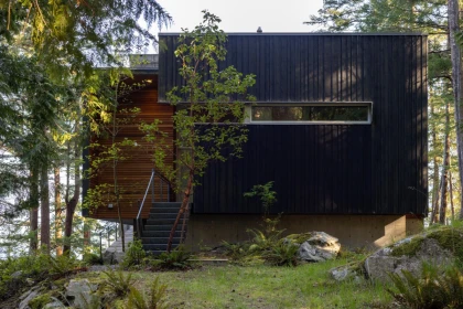 Aerial View of 671 Bowen View Road, Gambier Island, BC