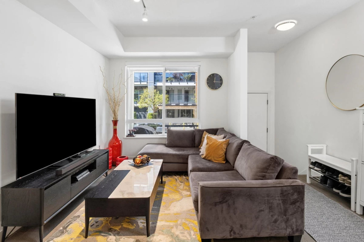 Living Room Photo of 77 10199 River Drive, Richmond, BC