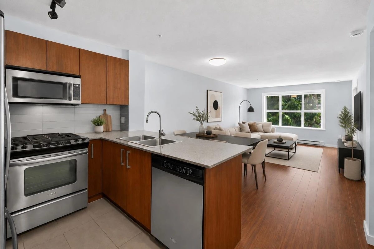 Living Room Photo of 312 5889 Irmin Street, Burnaby, BC