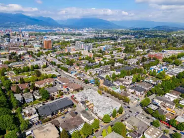 Aerial View of 209 3131 Main Street, Vancouver, BC