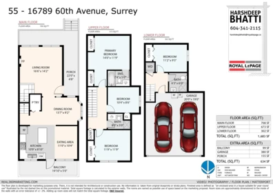 55 16789 60 Avenue, Surrey, BC, Surrey — Townhouse for sale