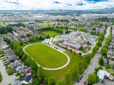 Aerial View of 117 1055 Riverwood Gate, Port Coquitlam, BC