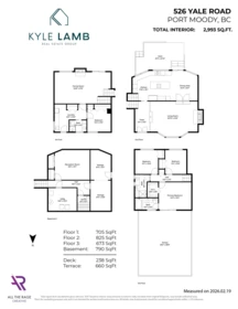 Aerial View of 526 Yale Road, Port Moody, BC