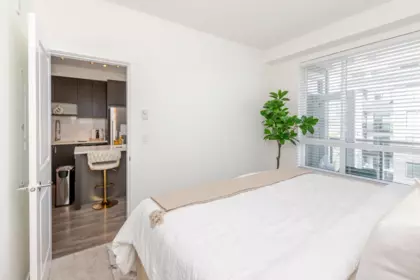Basement Recreation Room Photo of 302 13628 81a Avenue, Surrey, BC