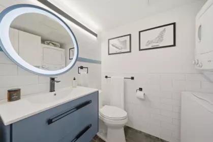 Basement Recreation Room Photo of 4 9151 Forest Grove Drive, Burnaby, BC