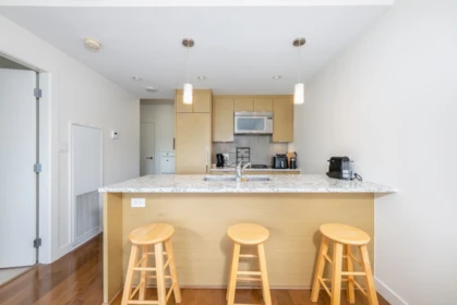 Kitchen Island Photo of 309 4083 Cambie Street, Vancouver, BC