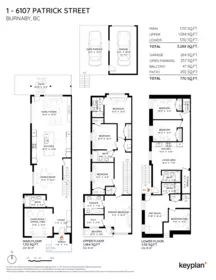 1 6107 Patrick Street, Burnaby, BC, Burnaby — Half Duplex for sale