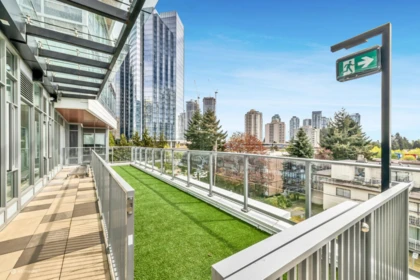 Outdoor Deck Photo of 3405 6511 Sussex Avenue, Burnaby, BC