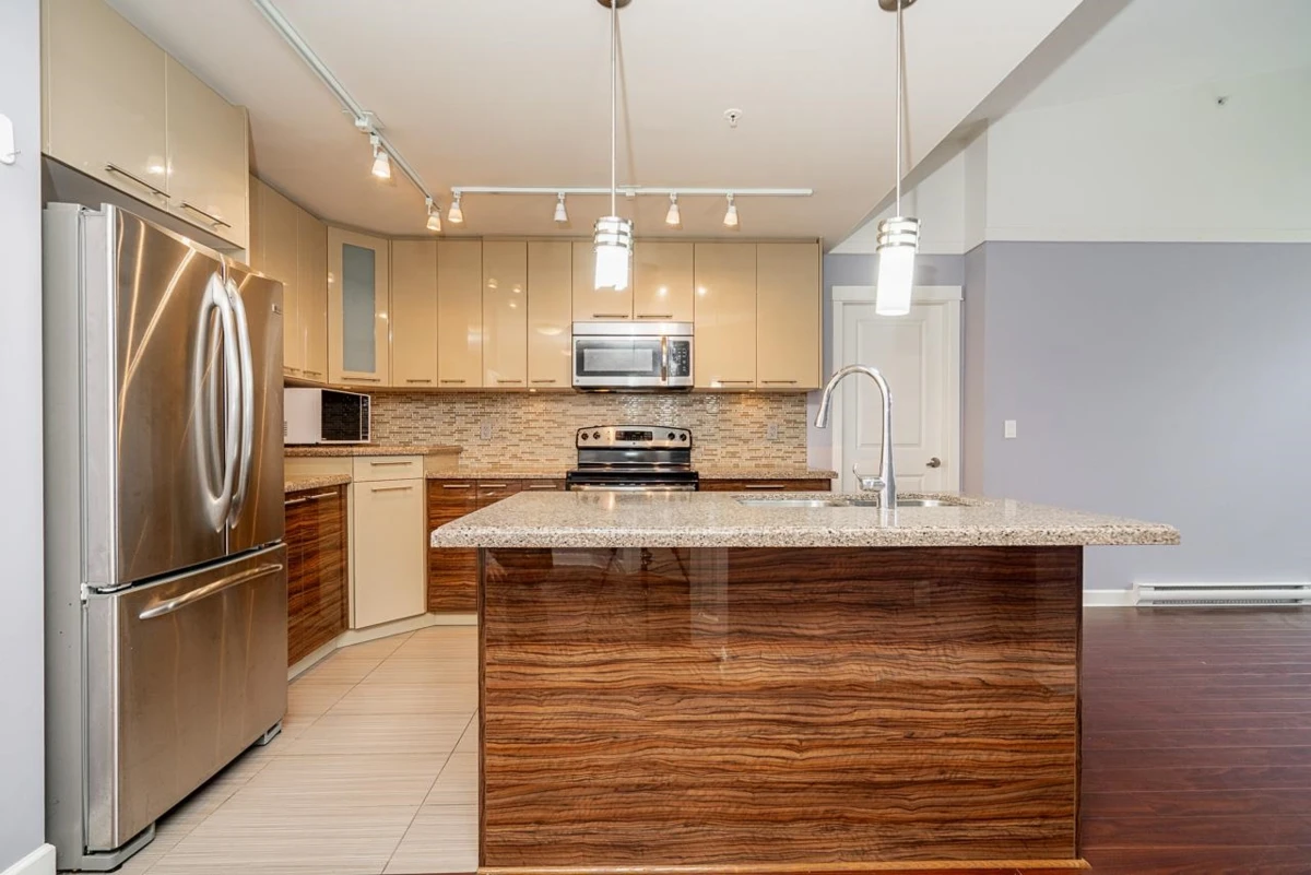 Living Room Photo of 419 12039 64 Avenue, Surrey, BC
