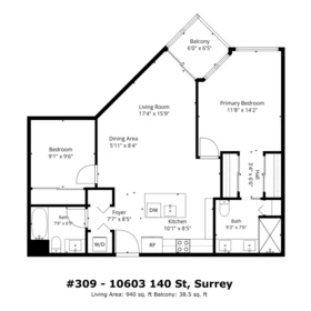 Swimming Pool Photo of 309 10603 140 Street, Surrey, BC