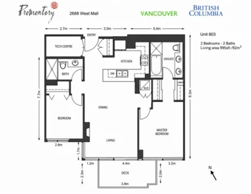 Street View Photo of 803 2688 West Mall, Vancouver, BC