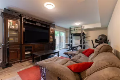 Basement Recreation Room Photo of 2 7740 Grand Street, Mission, BC