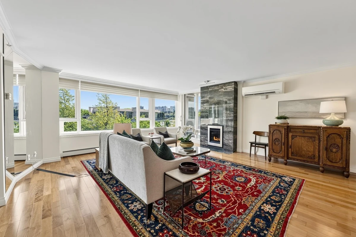 Family Room Photo of 306 1383 Marinaside Crescent, Vancouver, BC