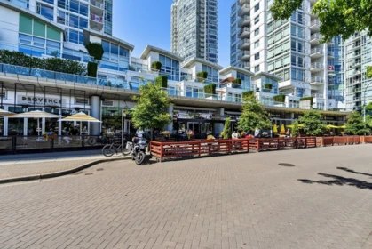 Backyard Photo of 306 1383 Marinaside Crescent, Vancouver, BC