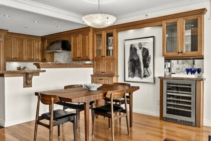 Breakfast Nook Photo of 306 1383 Marinaside Crescent, Vancouver, BC