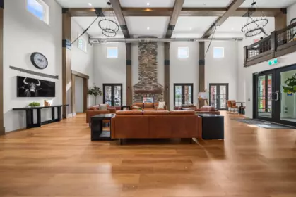 Aerial View of 43414 Creekside Circle, Lindell Beach, BC
