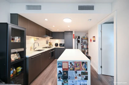 Kitchen Island Photo of 1409 8189 Cambie Street, Vancouver, BC