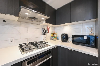 Powder Room Photo of 1409 8189 Cambie Street, Vancouver, BC