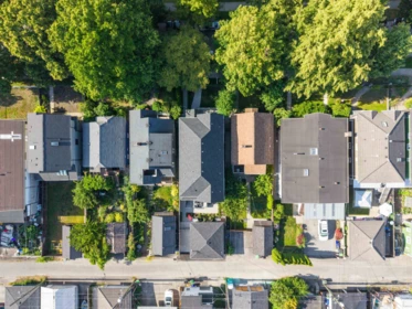 Aerial View of 2236 E 5th Avenue, Vancouver, BC