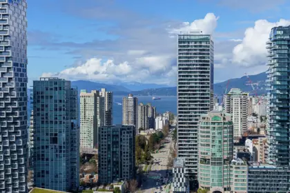 Aerial View of 3202 501 Pacific Street, Vancouver, BC