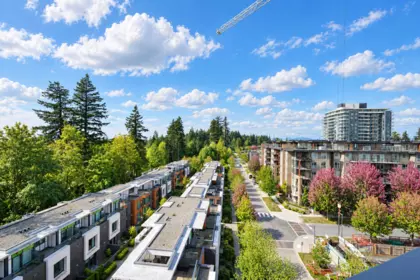Outdoor Patio Photo of 902 3533 Ross Drive, Vancouver, BC