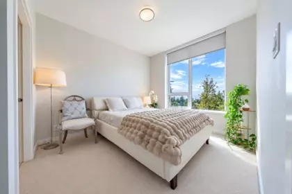 Powder Room Photo of 902 3533 Ross Drive, Vancouver, BC