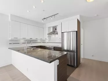 Kitchen Island Photo of 204 1273 Marine Drive, North Vancouver, BC
