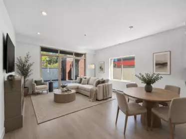 Living Room Photo of 204 1273 Marine Drive, North Vancouver, BC