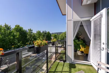 Aerial View of 401 2389 Hawthorne Avenue, Port Coquitlam, BC